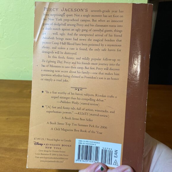 Collector's Bundle: Percy Jackson Original Cover Set (4 Books) - Picture 6 of 14